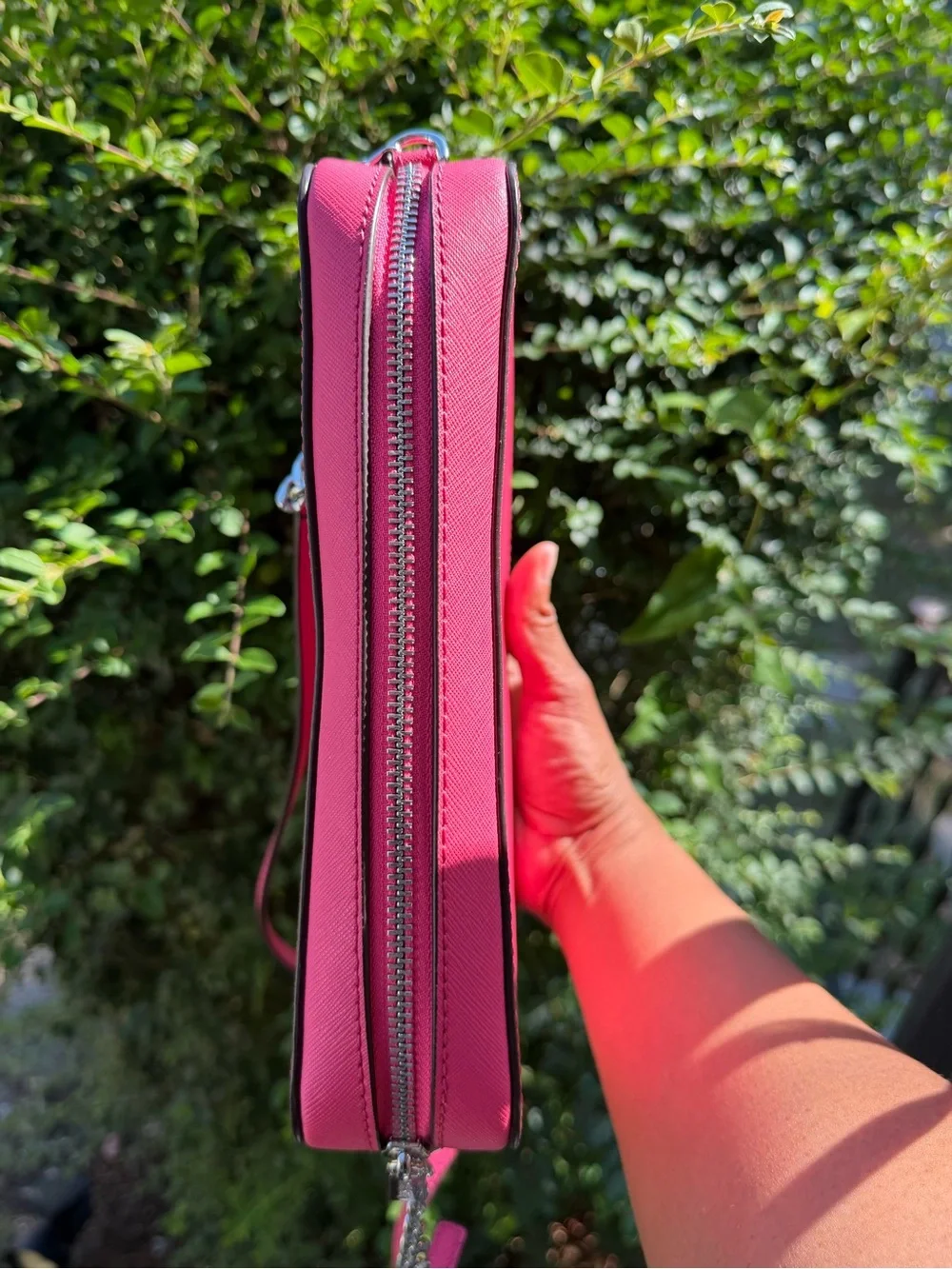 Michael Kors Hot Pink Saffiano Crossbody Bag